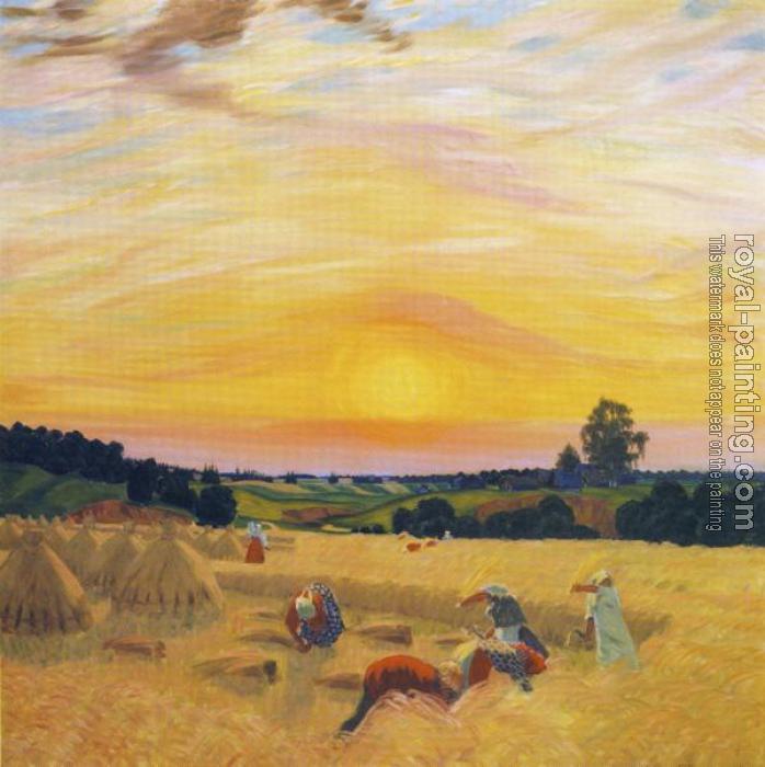 Boris Kustodiev : Harvest